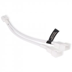 Alphacool Y-Splitter 4-Pin auf 2x 4-Pin PWM 15cm - weiß
