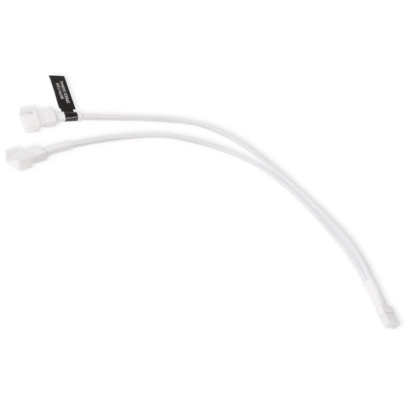 Alphacool Y-Splitter 4-Pin auf 2x 4-Pin PWM 30cm - weiß