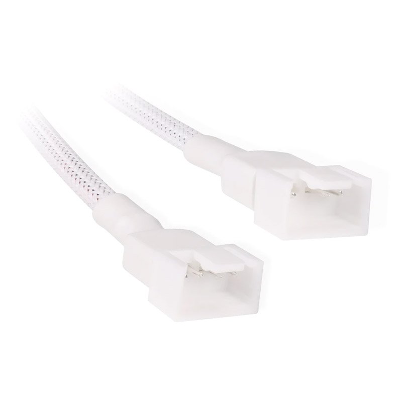 Alphacool Y-Splitter 4-Pin auf 2x 4-Pin PWM 30cm - weiß