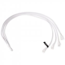Alphacool Y-Splitter 4-Pin auf 4x 4-Pin PWM 60cm - weiß
