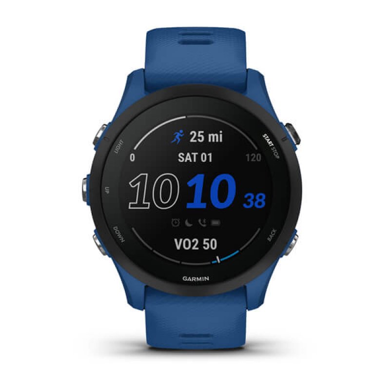 Garmin Forerunner 255 3.3 cm (1.3") MIP 46 mm Digital 260 x 260 pixels Touchscreen Blue Wi-Fi GPS (satellite)