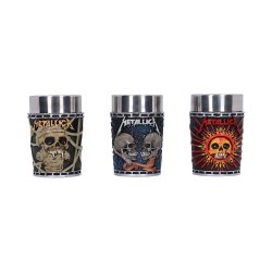 Metallica pack 3 verres à shot Pushead Art