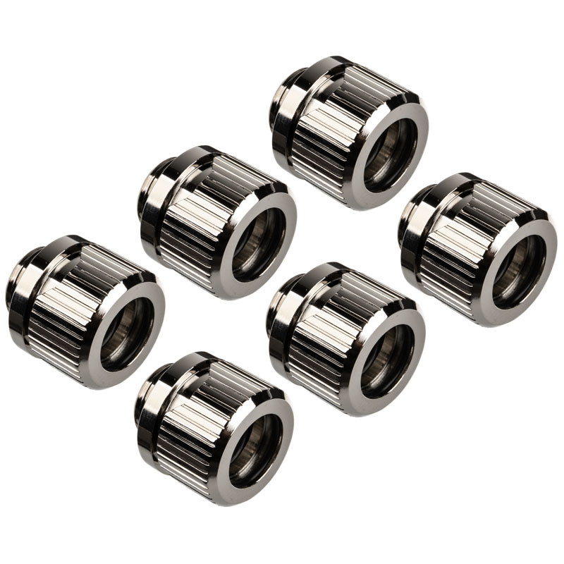 EK Water Blocks compatible EK-Quantum Torque HTC 12 - 6er-Pack, silber