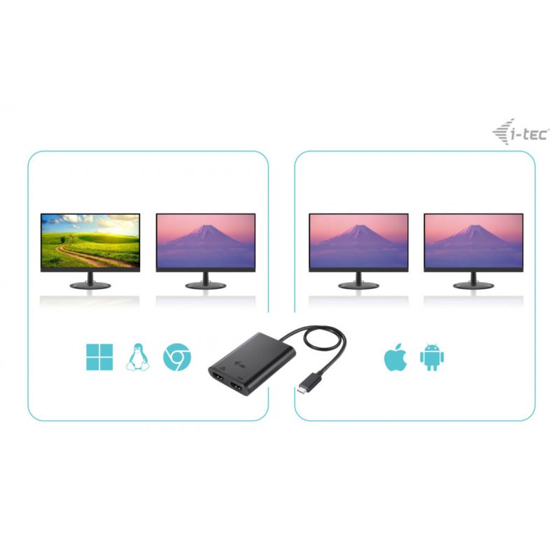I-TEC USB C to Dual HDMI 4K/60Hz