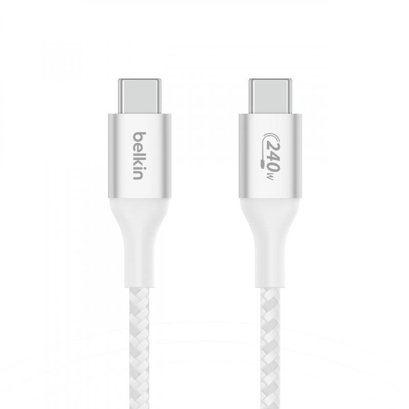 Cƒble C-C 240W 2m blanc