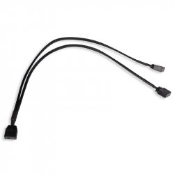 Alphacool Y-Splitter aRGB 3-Pin auf 2x 3-Pin 30cm - schwarz