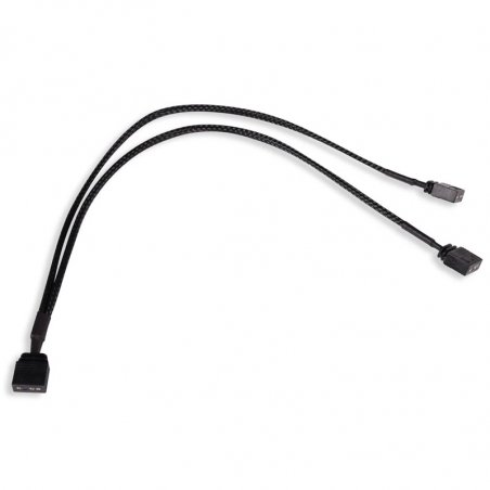 Alphacool Y-Splitter aRGB 3-Pin auf 2x 3-Pin 30cm - schwarz
