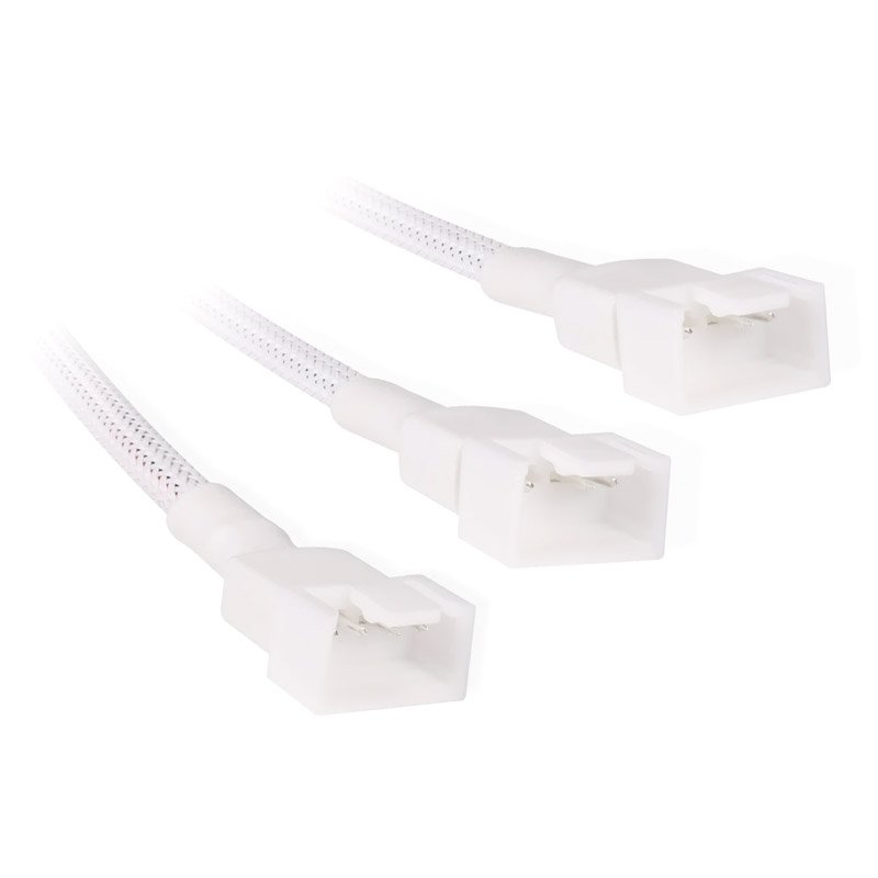 Alphacool Y-Splitter 4-Pin auf 3x 4-Pin PWM 15cm - weiß