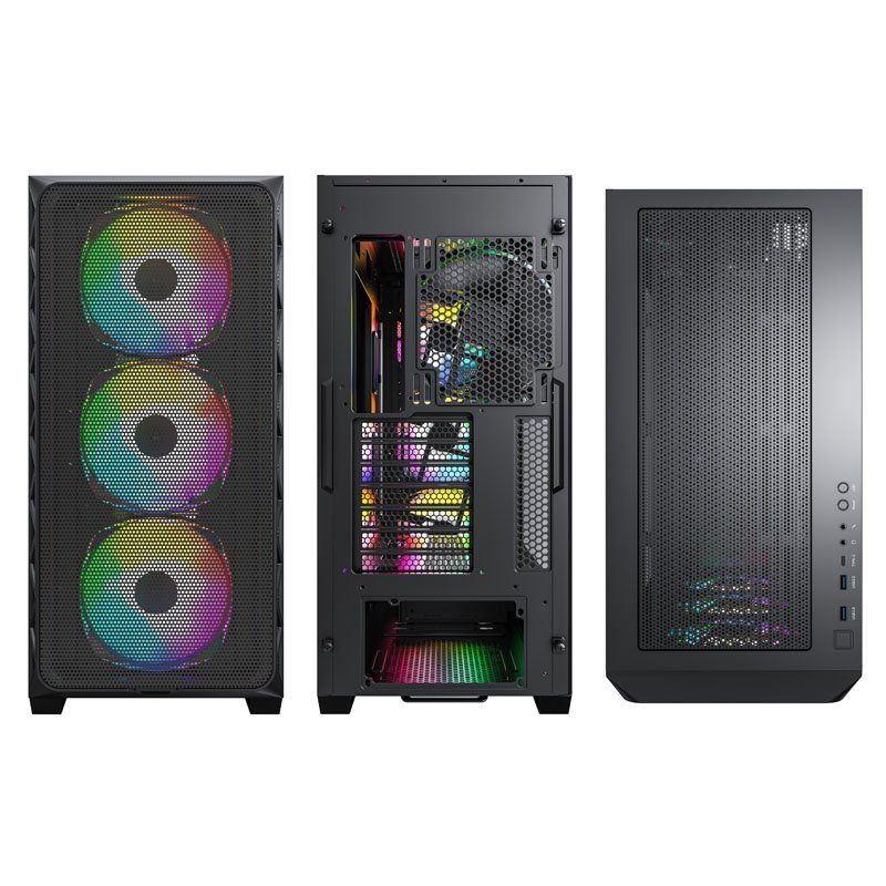 STOCKICX6 - Montech AIR 903 MAX Midi-Tower, Tempered Glass - Schwarz