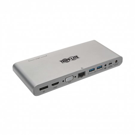 Tripp Lite U442-DOCK4-INT station d'accueil Avec fil USB 3.2 Gen 2 (3.1 Gen 2) Type-C Gris