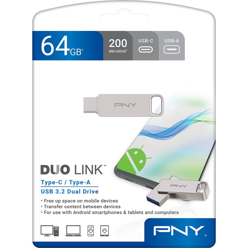 PNY PNYFDI64GDULINKTYC lecteur USB flash