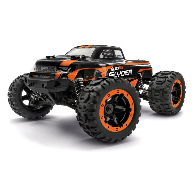 BLACKZON - Slyder MT 1/16 4WD Electric Monster Truck - Orange (540099)