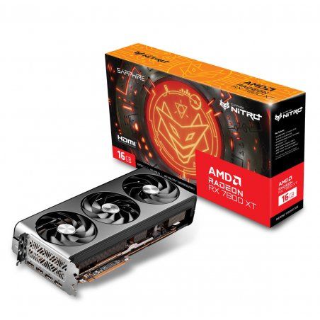 Sapphire NITRO+ 11330-01-20G carte graphique AMD Radeon RX 7800 XT 16 Go GDDR6
