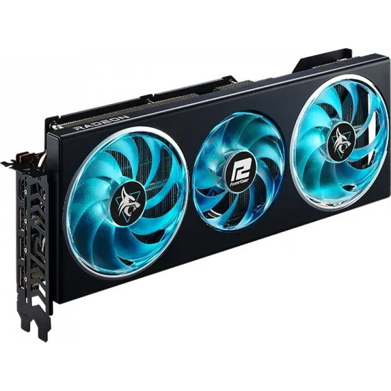 Powercolor RX 7800XT Hellhound 16GB Grafikkarte - 16GB GDDR6, 1x HDMI, 3x DP