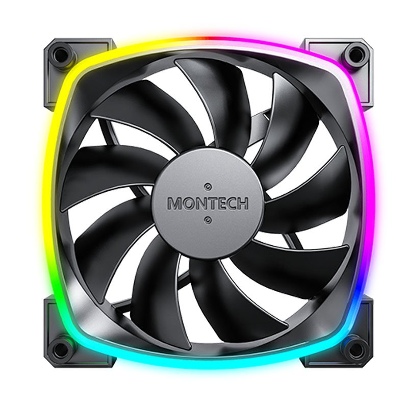 Montech AX120 PWM ARGB Lüfter - 120mm, schwarz