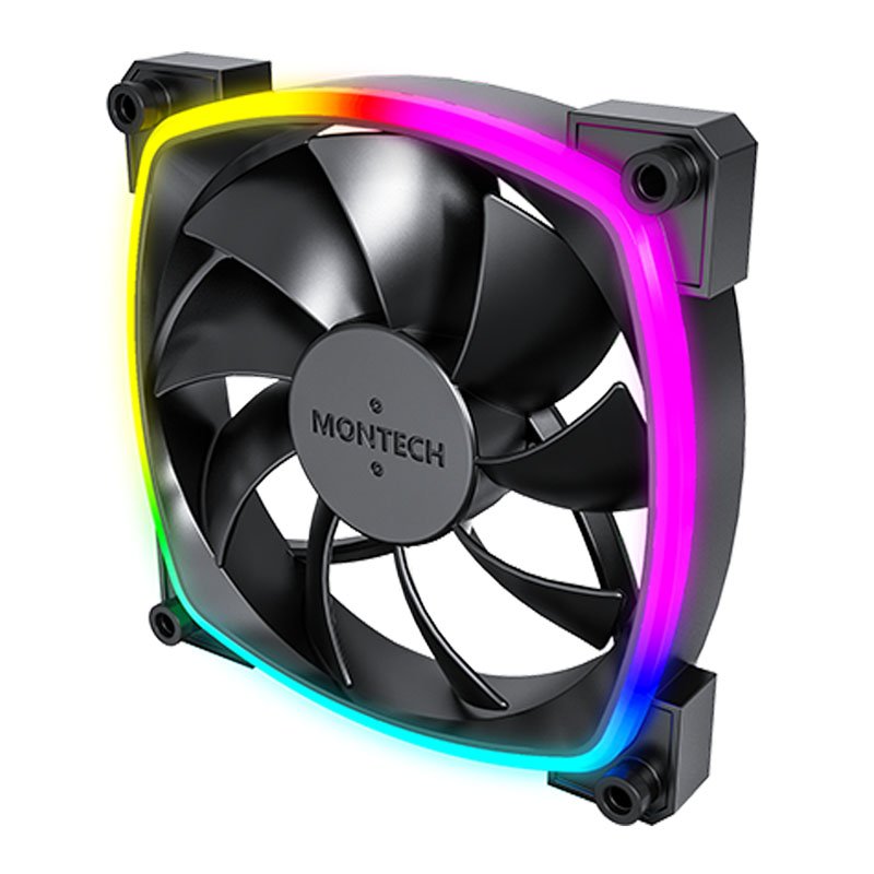 Montech AX120 PWM ARGB Lüfter - 120mm, schwarz