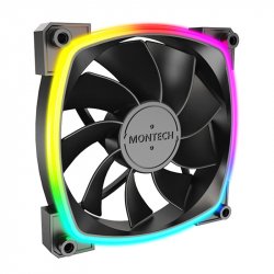 Montech RX120 PWM ARGB Lüfter - 120mm, schwarz