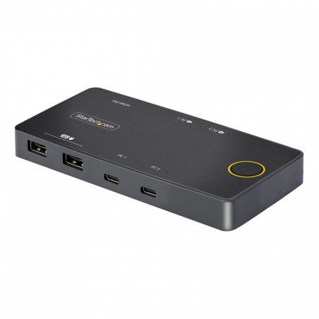 USB-C KVM SWITCH 4K 60HZ -DUAL 100W PD PASS-THROUGH