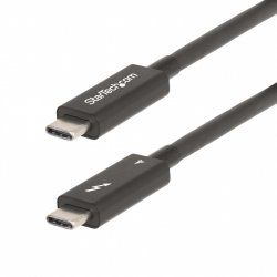 StarTech.com 6ft (2m) Active Thunderbolt 4 Cable, 40Gbps, 100W Power Delivery, 4K/8K Video, Intel-Certified Thunderbolt 