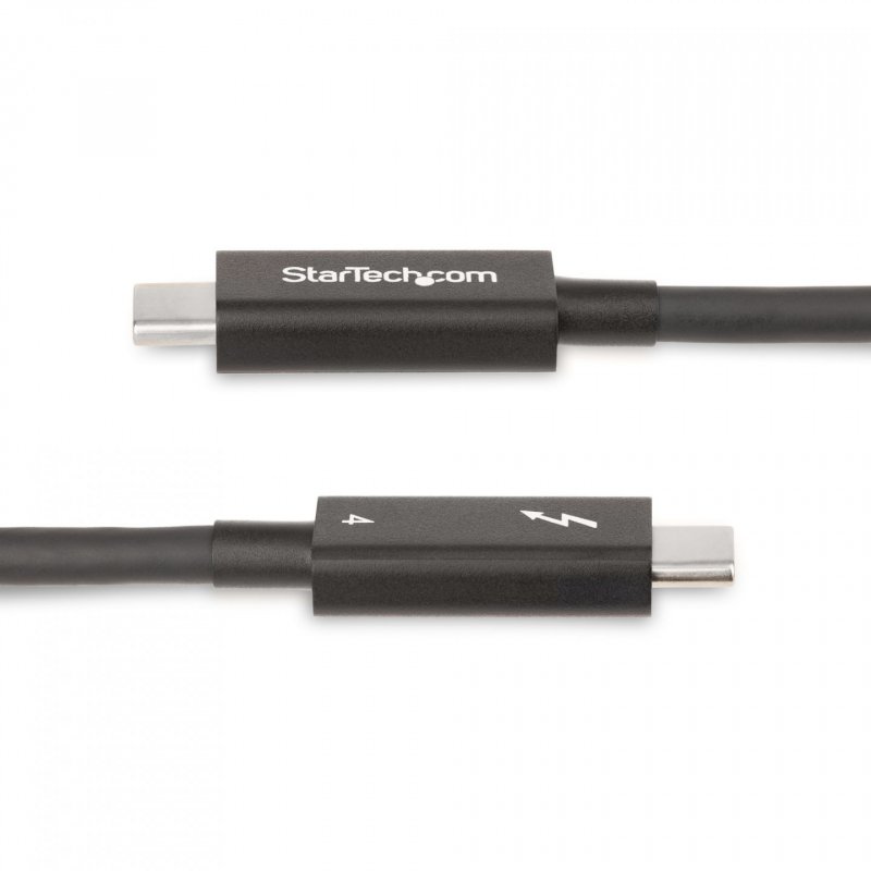 StarTech.com A40G2MB-TB4-CABLE Câble Thunderbolt 2 m 40 Gbit/s Noir