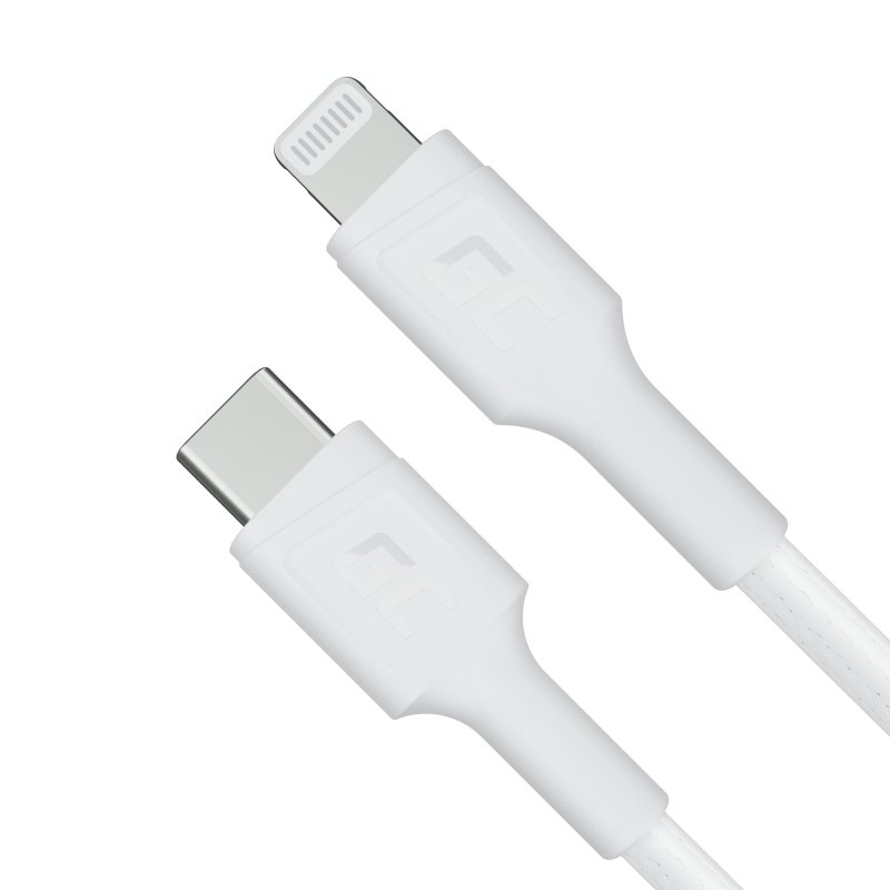 KAB USB-C  Lightning (ST-ST) 1m Green Cell White