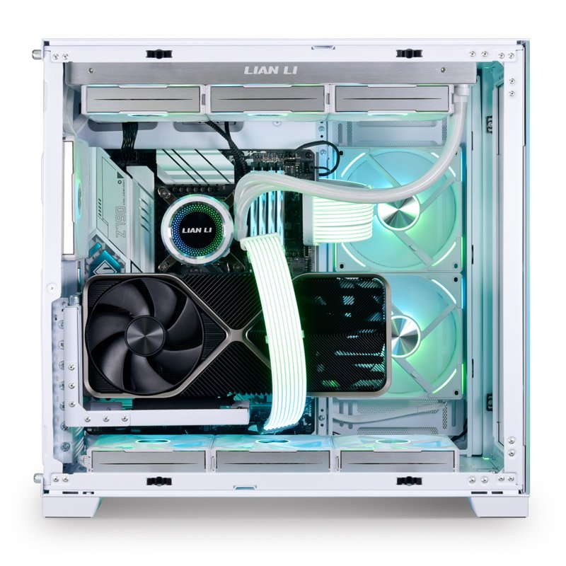 Lian Li VG4-4-V2W Vertical GPU Kit - weiß
