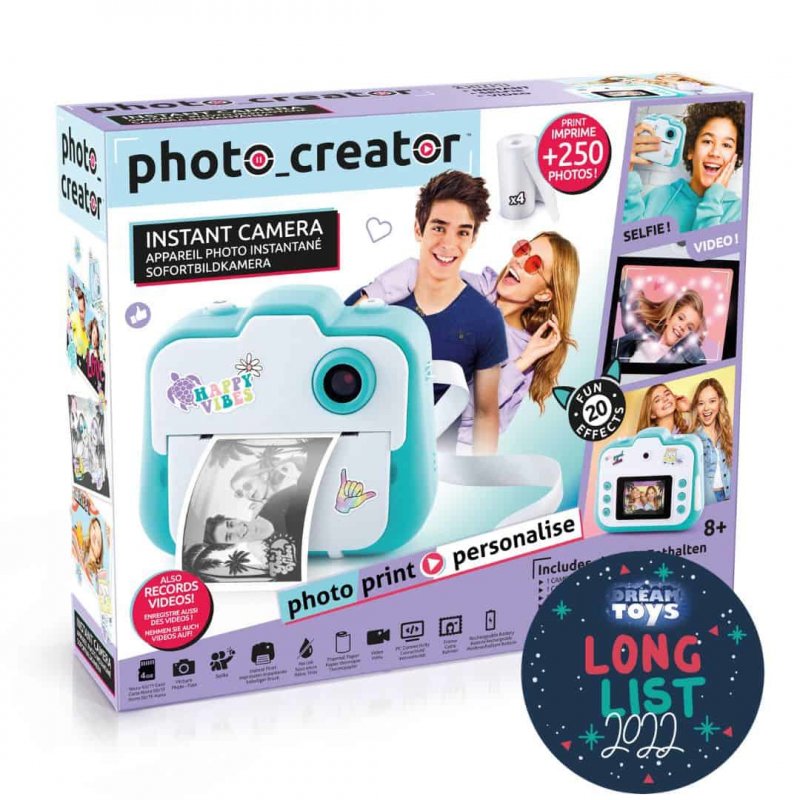 Canal Toys Photo Creator Instant Camera Turquoise, White