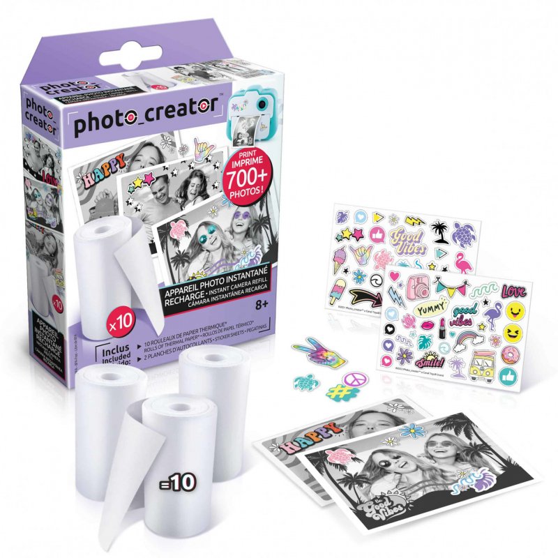 Canal Toys Photo Creator Instant Camera papier photos Blanc