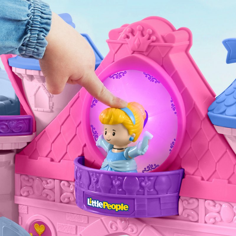Fisher-Price Little People Disney Princess Magical Lights & Dancing Castle