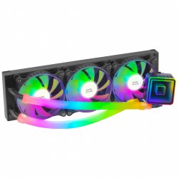 Mars Gaming ML-ULTRA360 Black Liquid CPU Cooling TDP 650W Infinity Mirror 3 Silent FDB ARGB Fans ARGB Tubes Universal Mu