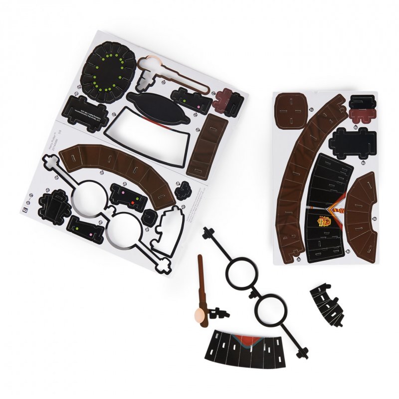 Spin Master 4D BUILD - Puzzle 3D HARRY POTTER - Maquette Harry Potter 87 Pièces - Harry Potter Style Manga - Puzzle Adu