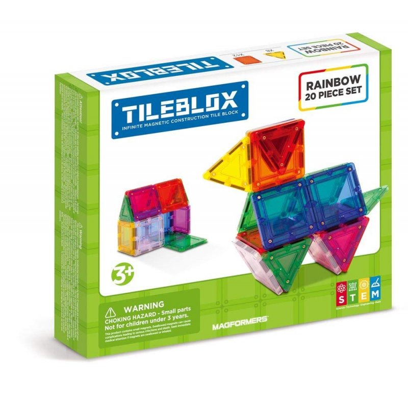 Tileblox - Rainbow - 20 pcs set (3201)