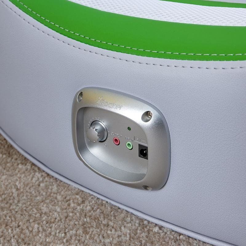 X Rocker - Siège de jeu Audio Stereo Rocker Shadow 2.0 Vert