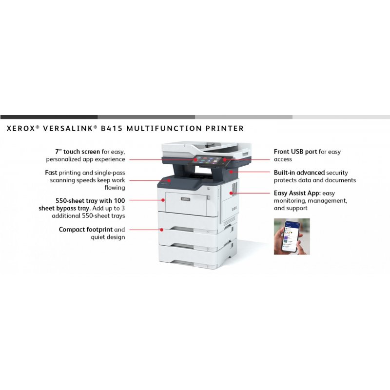 VersaLink B415 A4 47ppm Duplex Copy/Prin