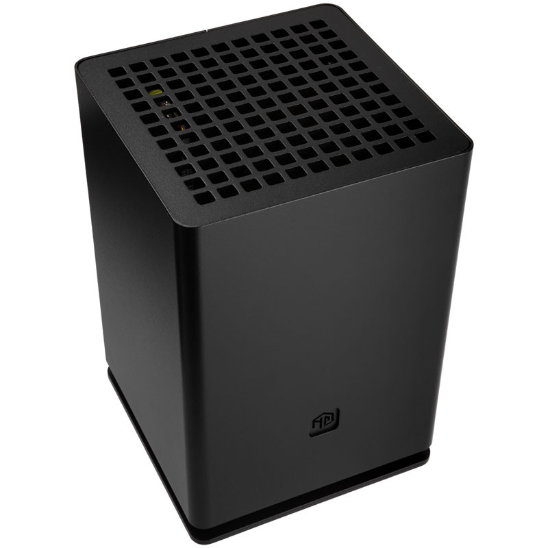 HGC compatible Osmi 3.1 Aluminium Mini-ITX Gehäuse - schwarz