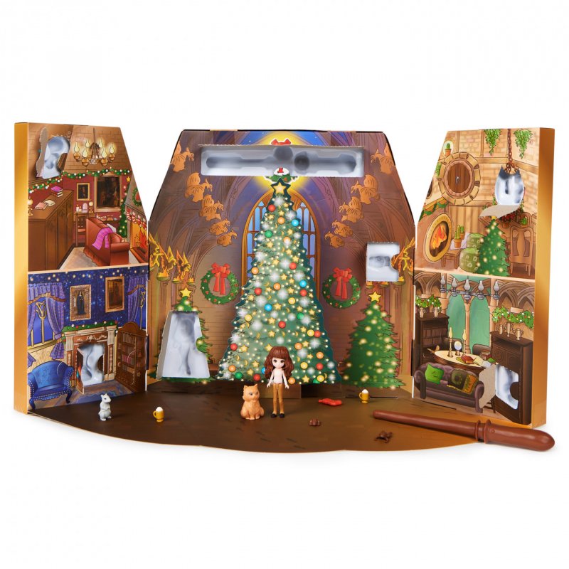 Wizarding World Harry Potter, Magical Minis Advent Calendar 2023 with 24 Gifts, Surprise Toys Christmas Countdown Calend