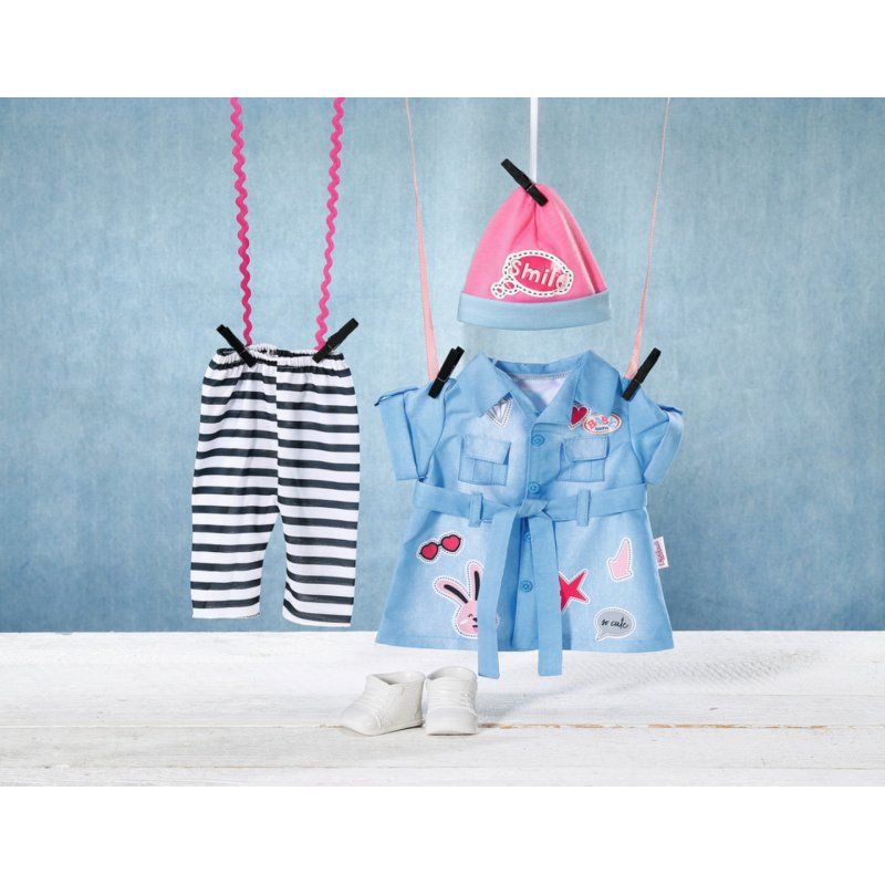 BABY born Deluxe Jeans Dress 43cm Ensemble d'habits de poupée