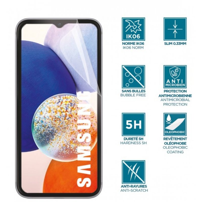 Mobilis 036289 écran et protection arrière de téléphones portables Protection d'écran transparent Samsung 1 pièce(