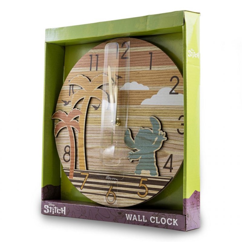 STITCH - Sunset - Horloge Murale Métal