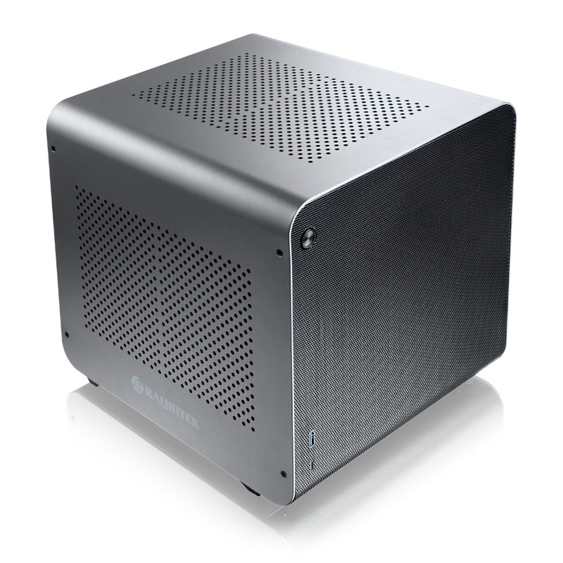 Raijintek compatible METIS EVO AL Mini-ITX Gehäuse - silber