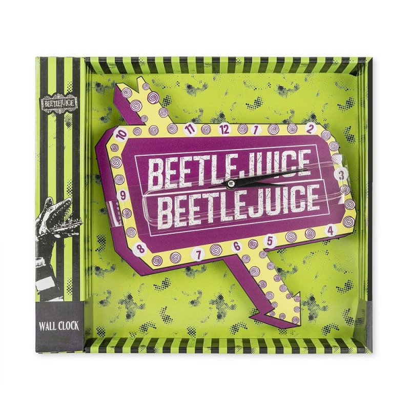 BEETLEJUICE - Sign - Horloge Murale Metal