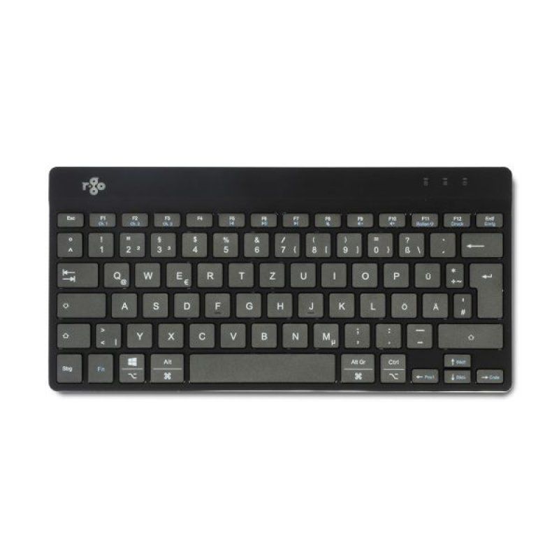 R-Go Compact Break ergonomische Tastatur, QWERTZ (DE), bluetooth, schwarz