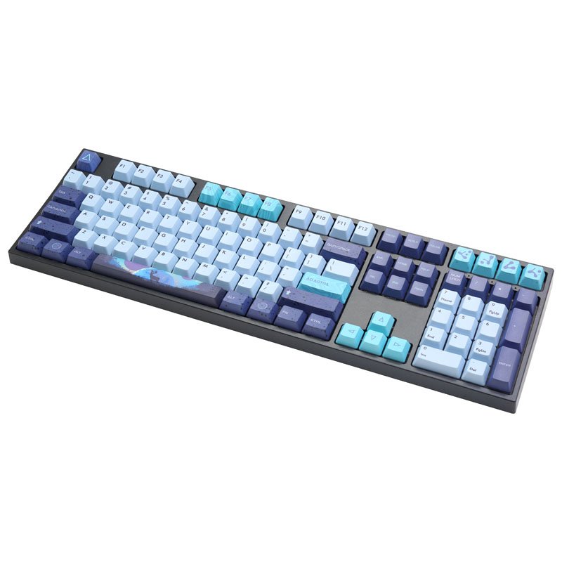 Varmilo VEA108 Aurora Gaming Tastatur, MX-Brown, weiße LED - US Layout