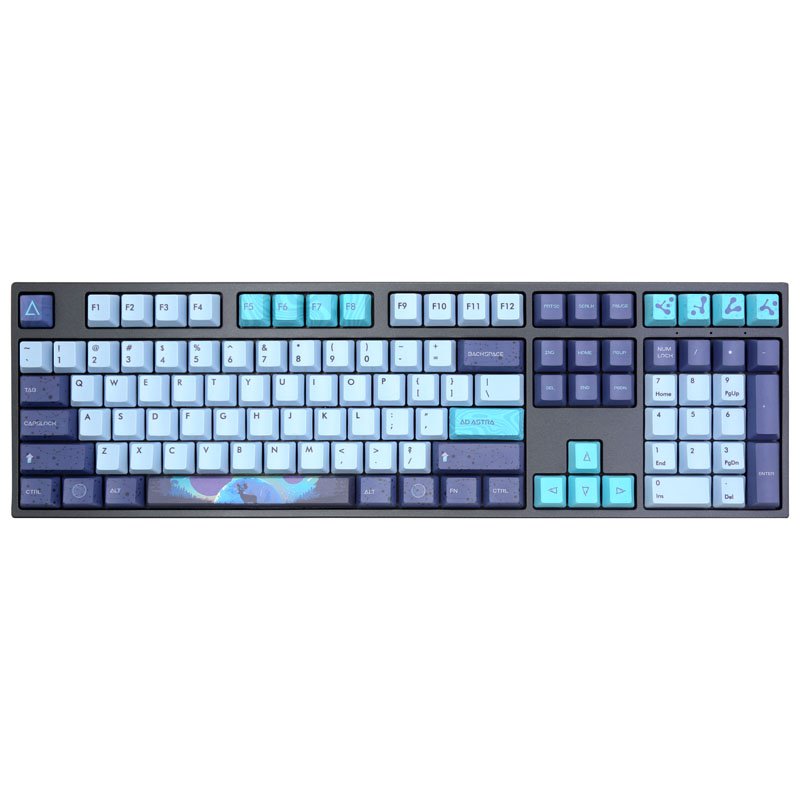 Varmilo VEA108 Aurora Gaming Tastatur, MX-Brown, weiße LED - US Layout