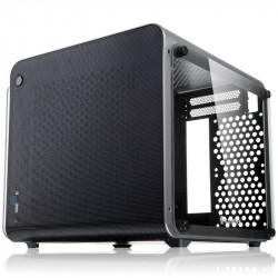 Raijintek compatible METIS EVO TG Mini-ITX-Gehäuse, Tempered Glass - argent