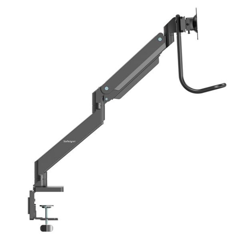 DESK MOUNT DUAL MONITOR ARM SYNCED HEIGHT HEAVY DUTY