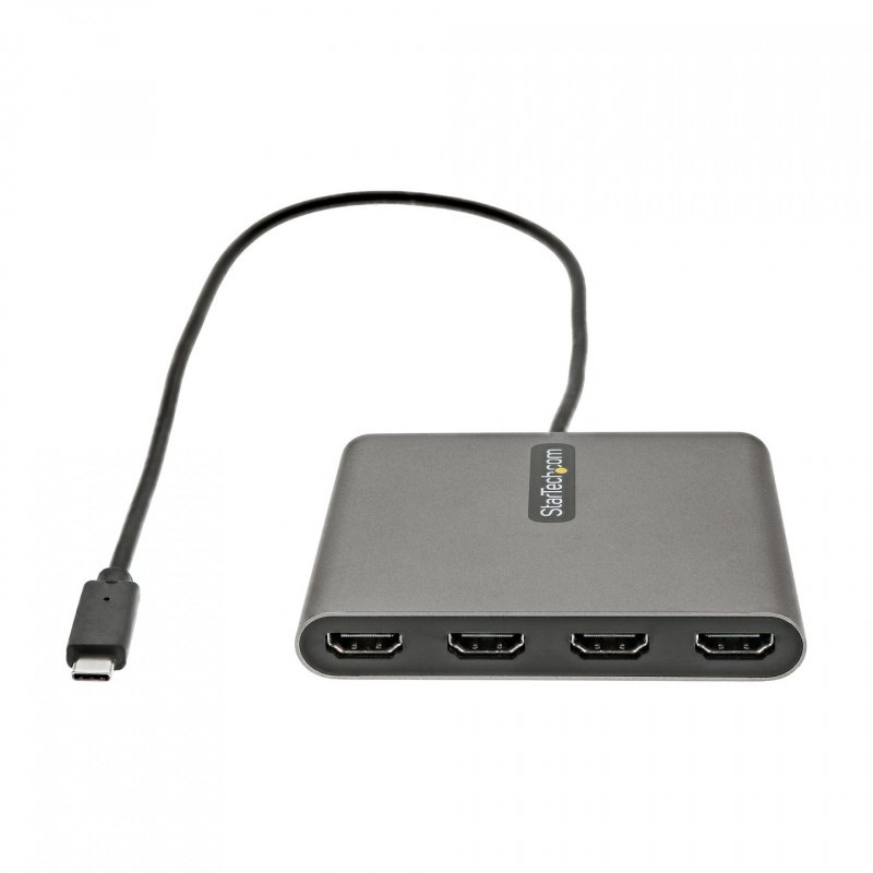 StarTech.com Adaptateur USB C vers 4 HDMI - Carte Vidéo & Graphique Externe - Convertisseur USB Type-C vers Quadruple