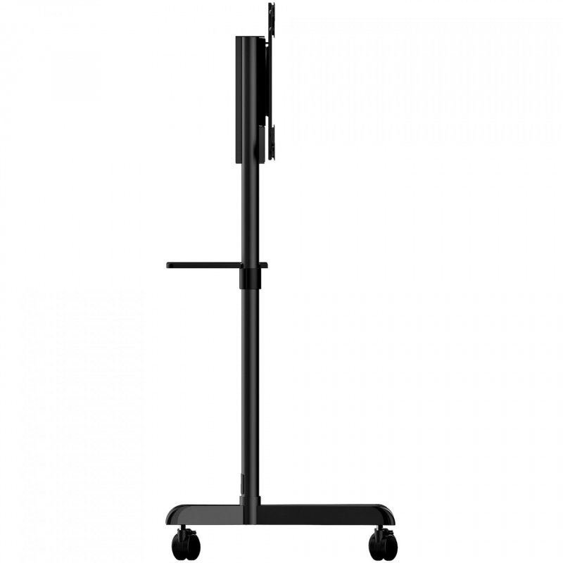 StarTech.com Mobile TV Cart - Portable Rolling TV Stand for 37-70" VESA Display (154lb/70kg) - TV Stand w/Shelf &