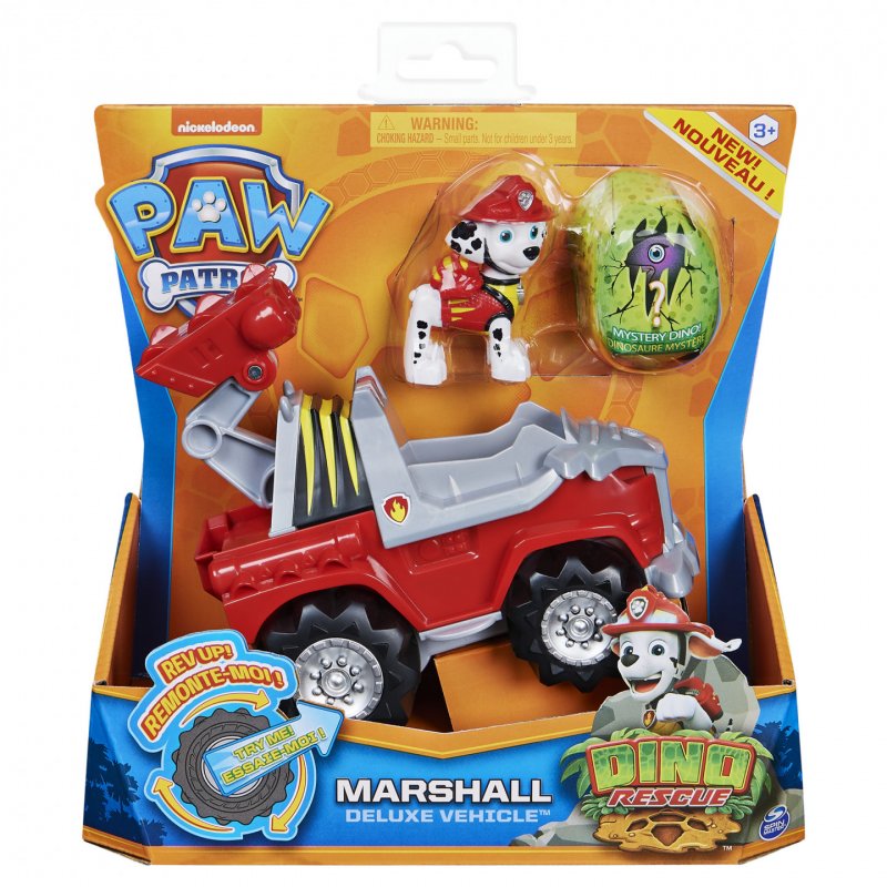 Paw Patrol - Dino Deluxe Themed Vehicles - Marshall (6058598)