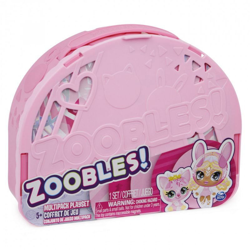 Zoobles Dance Studio Multipack Playset and Storage Case with 3 Exclusive Transforming Collectible Figures
